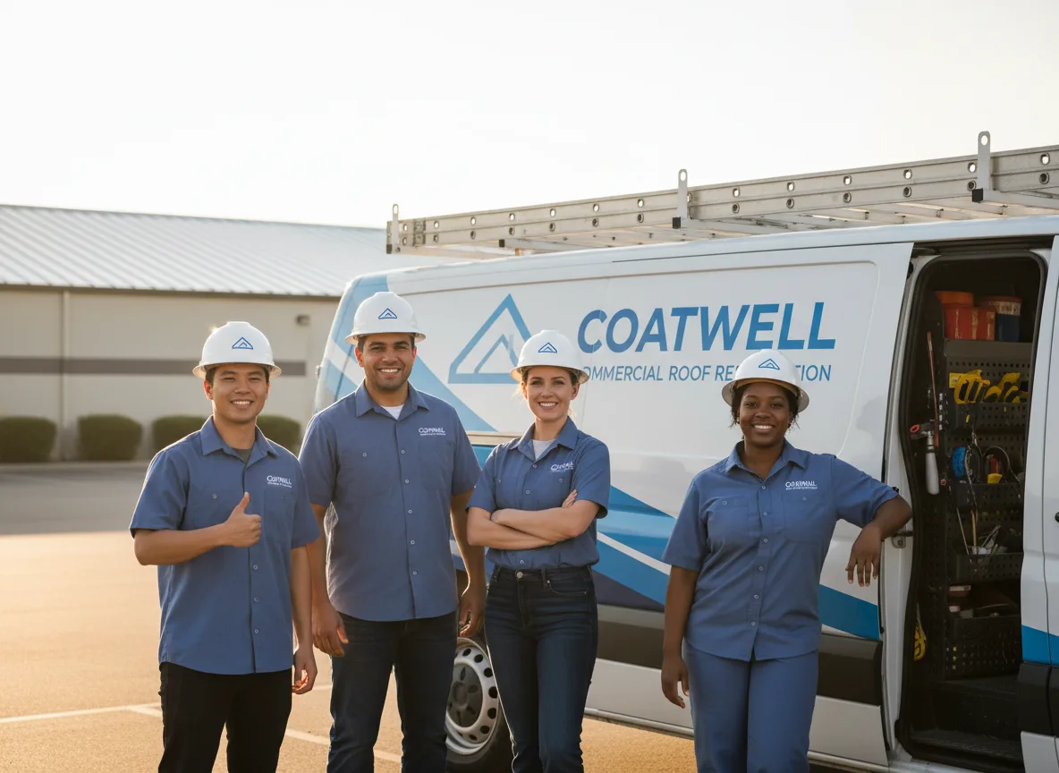 Commercial roof coating company in Moville, IA